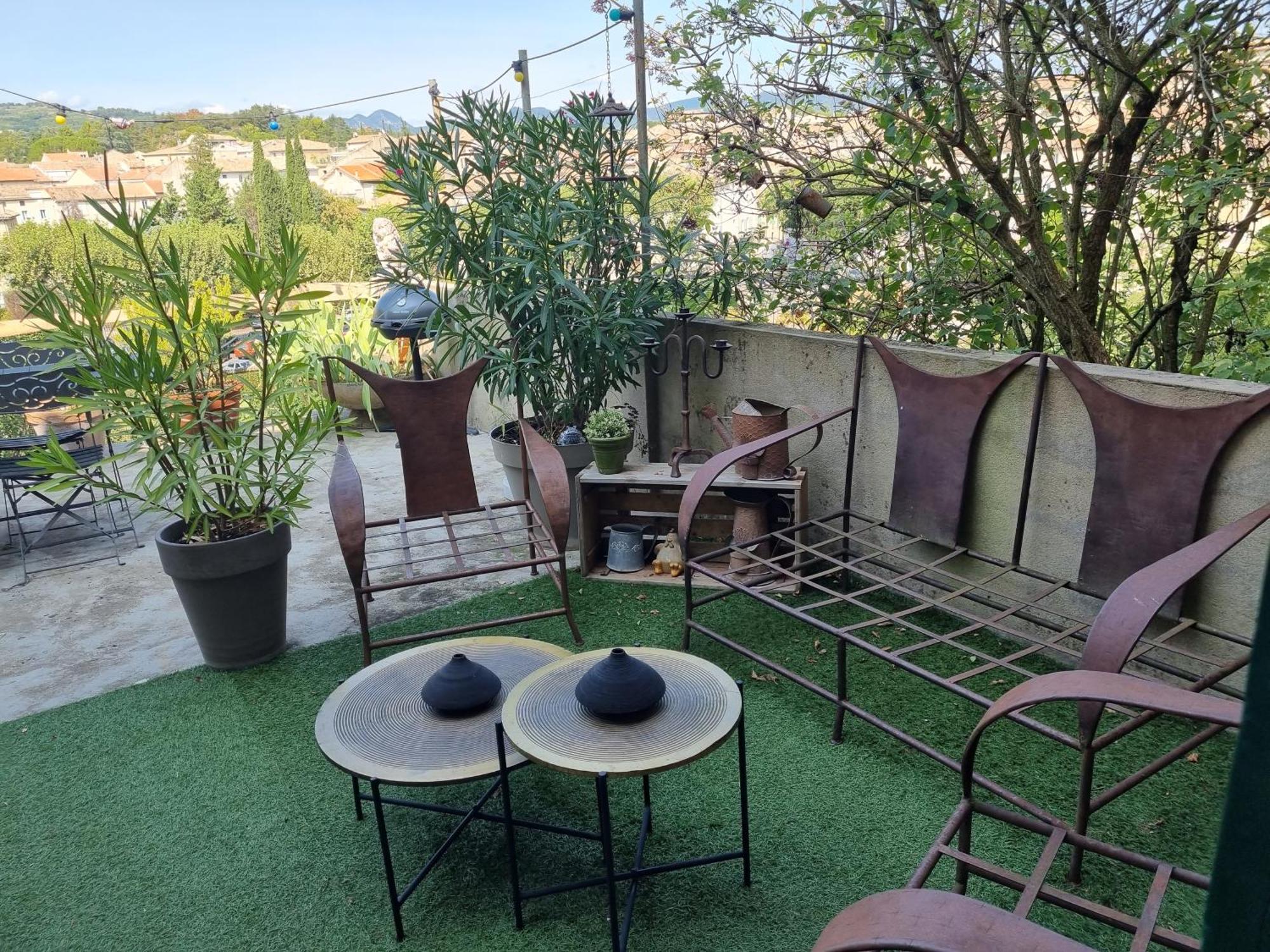 Maison Ancienne Romantique Avec Terrasse Panoramique Vaison-la-Romaine Buitenkant foto